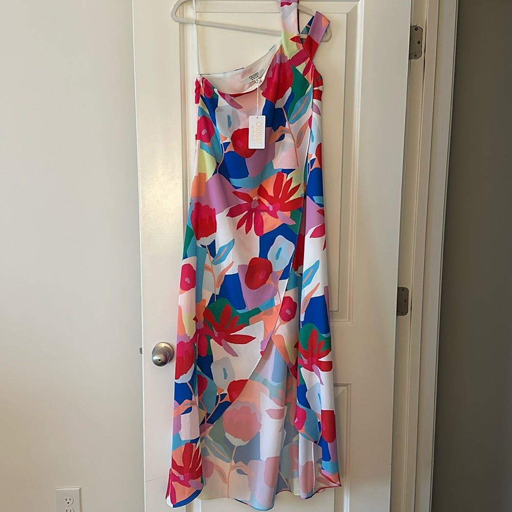 NWT Crosby by Mollie Burch One Shoulder Dress Size 2
